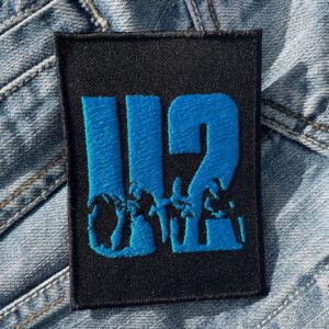 U2 | Irish Rock Band | Feedback | Rock | Alternative Rock | Pop Rock | Post-punk | Embroidered Patch Badge Applique Iron on | Trendy | DIY | Decorative | Collectible