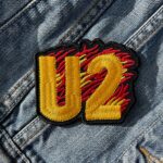 U2 | Irish Rock Band | Feedback | Rock | Alternative Rock | Pop Rock | Post-punk | Embroidered Patch Badge Applique Iron on | Trendy | DIY | Decorative | Collectible