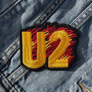 U2 | Irish Rock Band | Feedback | Rock | Alternative Rock | Pop Rock | Post-punk | Embroidered Patch Badge Applique Iron on | Trendy | DIY | Decorative | Collectible