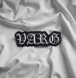 VARG Gothic Script Logo Patch – Iron-On