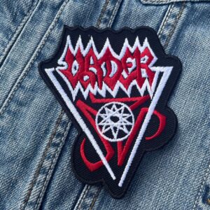 Vader | Polish Death Metal Band | Piotr "Peter" Wiwczarek | Metal | Dance/Electronic | Embroidered Patch Badge Applique Iron on | Trendy | DIY | Decorative | Collectible