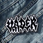 Vader | Polish Death Metal Band | Piotr "Peter" Wiwczarek | Metal | Dance/Electronic | Embroidered Patch Badge Applique Iron on | Trendy | DIY | Decorative | Collectible