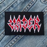 Vader | Polish Death Metal Band | Piotr "Peter" Wiwczarek | Metal | Dance/Electronic | Embroidered Patch Badge Applique Iron on | Trendy | DIY | Decorative | Collectible