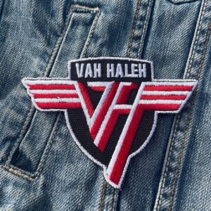 Van Halen | American Rock Band | Eddie Van Halen | Embroidered Patch Badge Applique Iron on | Trendy | DIY | Decorative | Collectible