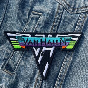 Van Halen | American Rock Band | Eddie Van Halen | Embroidered Patch Badge Applique Iron on | Trendy | DIY | Decorative | Collectible