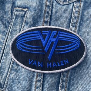 Van Halen | American Rock Band | Eddie Van Halen | Embroidered Patch Badge Applique Iron on | Trendy | DIY | Decorative | Collectible