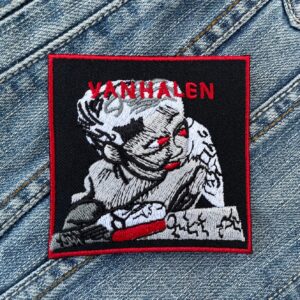Van Halen | American Rock Band | Eddie Van Halen | Embroidered Patch Badge Applique Iron on | Trendy | DIY | Decorative | Collectible