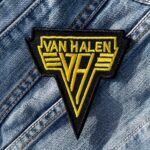 Van Halen | American Rock Band | Eddie Van Halen | Embroidered Patch Badge Applique Iron on | Trendy | DIY | Decorative | Collectible