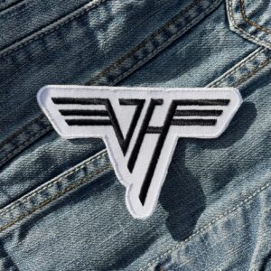 Van Halen | American Rock Band | Eddie Van Halen | Embroidered Patch Badge Applique Iron on | Trendy | DIY | Decorative | Collectible