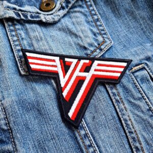 Van Halen | American Rock Band | Eddie Van Halen | Embroidered Patch Badge Applique Iron on | Trendy | DIY | Decorative | Collectible