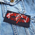 Van Halen | American Rock Band | Eddie Van Halen | Embroidered Patch Badge Applique Iron on | Trendy | DIY | Decorative | Collectible