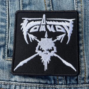 Voivod Skull & Crossed Blades Patch – Iron-On