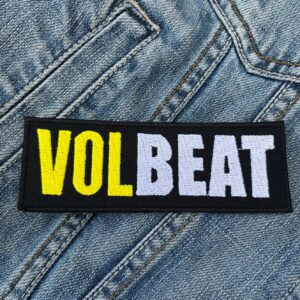 Volbeat | Danish Rock Band | Rock And Roll | Rockabilly | Michael Poulsen | Embroidered Patch Badge Applique Iron on | Trendy | DIY | Decorative | Collectible