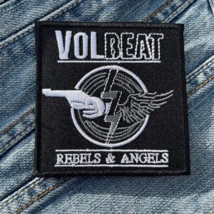 Volbeat | Danish Rock Band | Rock And Roll | Rockabilly | Michael Poulsen | Embroidered Patch Badge Applique Iron on | Trendy | DIY | Decorative | Collectible