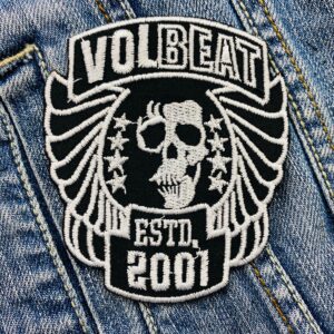 Volbeat | Danish Rock Band | Rock And Roll | Rockabilly | Michael Poulsen | Embroidered Patch Badge Applique Iron on | Trendy | DIY | Decorative | Collectible