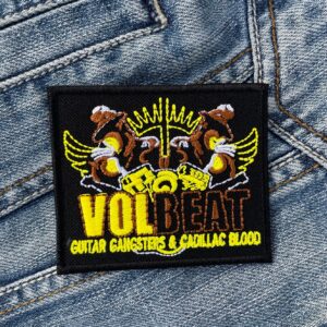 Volbeat | Danish Rock Band | Rock And Roll | Rockabilly | Michael Poulsen | Embroidered Patch Badge Applique Iron on | Trendy | DIY | Decorative | Collectible
