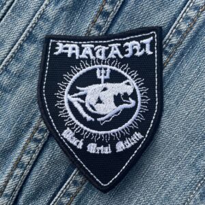 Watain Black Metal Militia Shield Patch – Iron-On