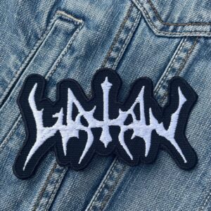 Watain White Logo Patch – Iron-On