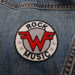 Weezer “Rock Music” Circle Patch – Iron-On