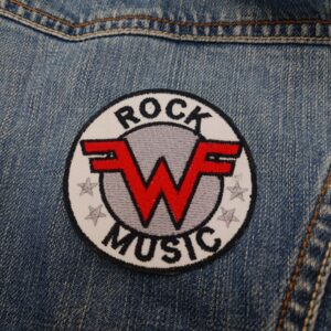 Weezer “Rock Music” Circle Patch – Iron-On