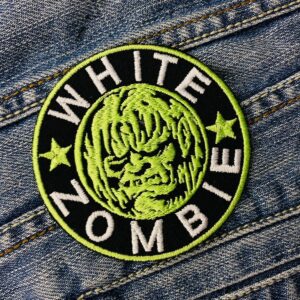 White Zombie | American Heavy Metal Band | Groove Metal | Rob Zombie | Embroidered Patch Badge Applique Iron on | Trendy | DIY | Decorative | Collectible