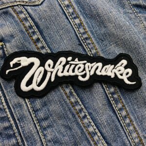 Whitesnake | English Hard Rock | David Coverdale | Glam Metal | Embroidered Patch Badge Applique Iron on | Trendy | DIY | Decorative | Collectible