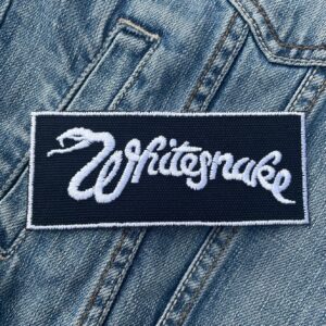 Whitesnake | English Hard Rock | David Coverdale | Glam Metal | Embroidered Patch Badge Applique Iron on | Trendy | DIY | Decorative | Collectible