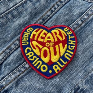 Wigan Casino | Northern Soul Music | Embroidered Patch Badge Applique Iron on | Trendy | DIY | Decorative | Collectible