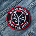 Wigan Casino | Northern Soul Music | Embroidered Patch Badge Applique Iron on | Trendy | DIY | Decorative | Collectible