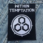 Within Temptation | Dutch Symphonic Metal Band | Sharon den Adel | Robert Westerholt | Embroidered Patch Badge Applique Iron on | Trendy | DIY | Decorative | Collectible