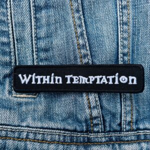 Within Temptation | Dutch Symphonic Metal Band | Sharon den Adel | Robert Westerholt | Embroidered Patch Badge Applique Iron on | Trendy | DIY | Decorative | Collectible