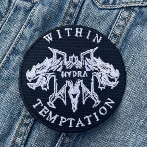 Within Temptation | Dutch Symphonic Metal Band | Sharon den Adel | Robert Westerholt | Embroidered Patch Badge Applique Iron on | Trendy | DIY | Decorative | Collectible