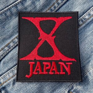 X Japan | Japanese Rock Band | Yoshiki | Toshi | Progressive Metal | J-Pop | Embroidered Patch Badge Applique Iron on | Trendy | DIY | Decorative | Collectible