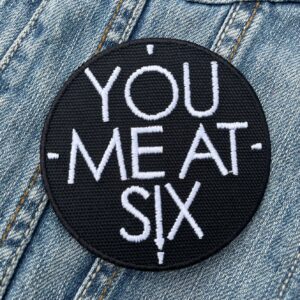 You Me At Six | English Rock Band | Josh Franceschi | Slam Dunk Records | Embroidered Patch Badge Applique Iron on | Trendy | DIY | Decorative | Collectible