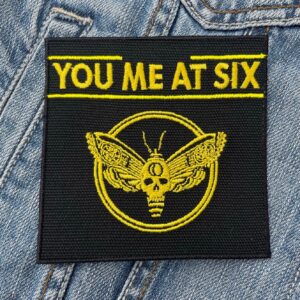 You Me At Six | English Rock Band | Josh Franceschi | Slam Dunk Records | Embroidered Patch Badge Applique Iron on | Trendy | DIY | Decorative | Collectible