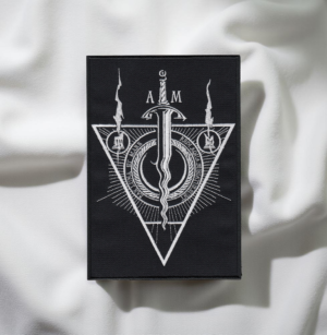 Limited Edition Occult Sword & Sigil Patch – Mystical Triangle Design (13.2cm x 9.2cm)