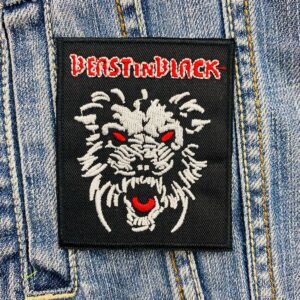 Beast In Black Band | Finnish Metal | Anton Kabanen | Berserker | Embroidered Patch Badge Applique Iron on | Trendy | DIY | Decorative | Collectible
