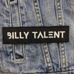 Billy Talent | Canadian Rock | Ben Kowalewicz | Catchy Hooks | Alternative Rock | Embroidered Patch Badge Applique Iron on | Trendy | DIY | Decorative | Collectible