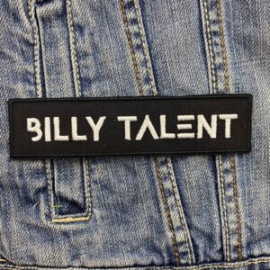 Billy Talent | Canadian Rock | Ben Kowalewicz | Catchy Hooks | Alternative Rock | Embroidered Patch Badge Applique Iron on | Trendy | DIY | Decorative | Collectible