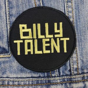 Billy Talent | Canadian Rock | Ben Kowalewicz | Catchy Hooks | Alternative Rock | Embroidered Patch Badge Applique Iron on | Trendy | DIY | Decorative | Collectible