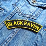 Black Raven | German Band | Rock And Roll | Embroidered Patch Badge Applique Iron on | Trendy | DIY | Decorative | Collectible