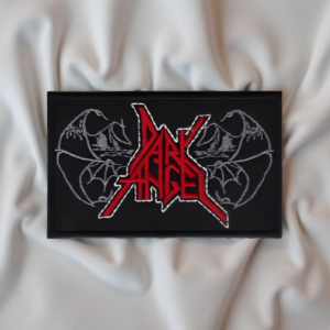 Dark Angel Gothic Bat Wings Band Logo Embroidered Patch – Iron-On
