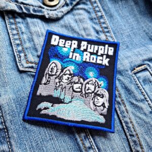 Deep Purple | British Rock | Smoke On The Water | Hard Rock And Heavy Metal | Embroidered Patch Badge Applique Iron on | Trendy | DIY | Decorative | Collectible