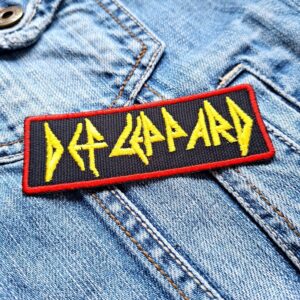 Def Leppard | British Rock | Hysteria | Love Bites | Glam Metal | 80s Rock | Embroidered Patch Badge Applique Iron on | Trendy | DIY | Decorative | Collectible