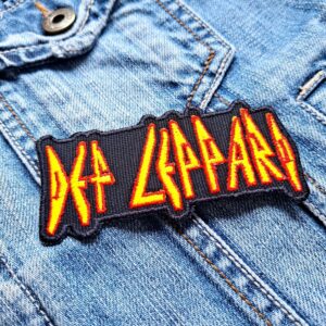 Def Leppard | British Rock | Hysteria | Love Bites | Glam Metal | 80s Rock | Embroidered Patch Badge Applique Iron on | Trendy | DIY | Decorative | Collectible