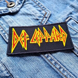 Def Leppard | British Rock | Hysteria | Love Bites | Glam Metal | 80s Rock | Embroidered Patch Badge Applique Iron on | Trendy | DIY | Decorative | Collectible