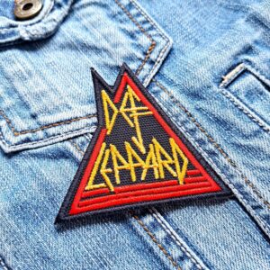 Def Leppard | British Rock | Hysteria | Love Bites | Glam Metal | 80s Rock | Embroidered Patch Badge Applique Iron on | Trendy | DIY | Decorative | Collectible