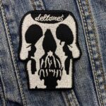 Deftones Skull Optical Illusion Patch Iron-On