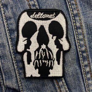 Deftones Skull Optical Illusion Patch Iron-On