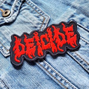 Deicide Band | American Death Metal | Glen Benton | Legion | Embroidered Patch Badge Applique Iron on | Trendy | DIY | Decorative | Collectible